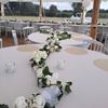 Ronde Tafel met Witte Hoes 10 personen