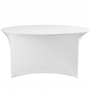 Ronde Tafel met Witte Hoes 8 pers